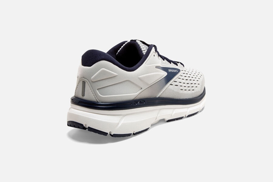 Brooks Running Shoes - Dyad 11 Road Mens - White/Black - WFZ-461950